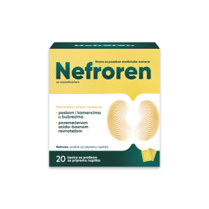 ZDROVIT NEFROREN SUPLEMENT USHQIMOR PER VESHKAT 20 BUSTINA